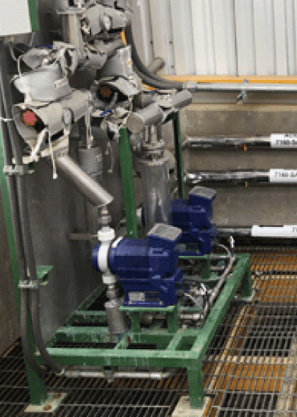 Skid automático para ácido sulfúrico San Rafael Procesos