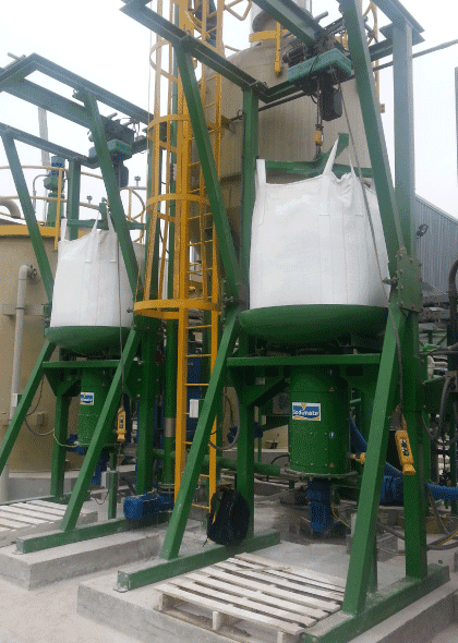 Planta de almacenamiento (silo), manipulación y preparación de lechada de cal - Quimpac
